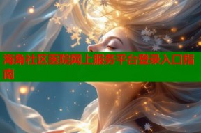 海角社区医院网上服务平台登录入口指南