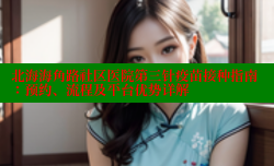 北海海角路社区医院第三针疫苗接种指南：预约、流程及平台优势详解