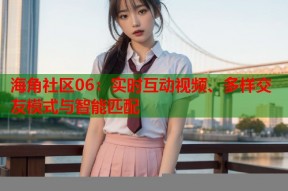 海角社区06：实时互动视频、多样交友模式与智能匹配