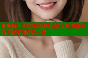 和海角社区共筑美好生活新天地温馨和谐幸福家园齐聚一堂