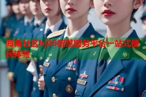 海角社区hj06智慧服务平台一站式便民体验