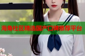 海角社区精选国产口碑推荐平台