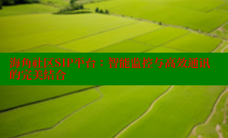 海角社区SIP平台：智能监控与高效通讯的完美结合