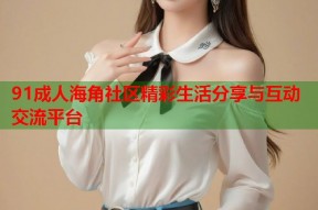 91成人海角社区精彩生活分享与互动交流平台