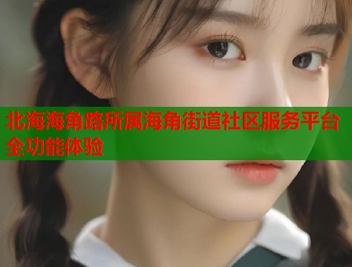北海海角路所属海角街道社区服务平台全功能体验  第1张